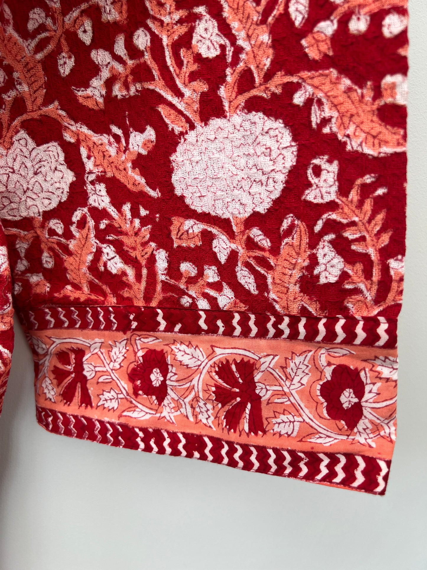 Lalima Ruby Robe Cotton Waffle Robe