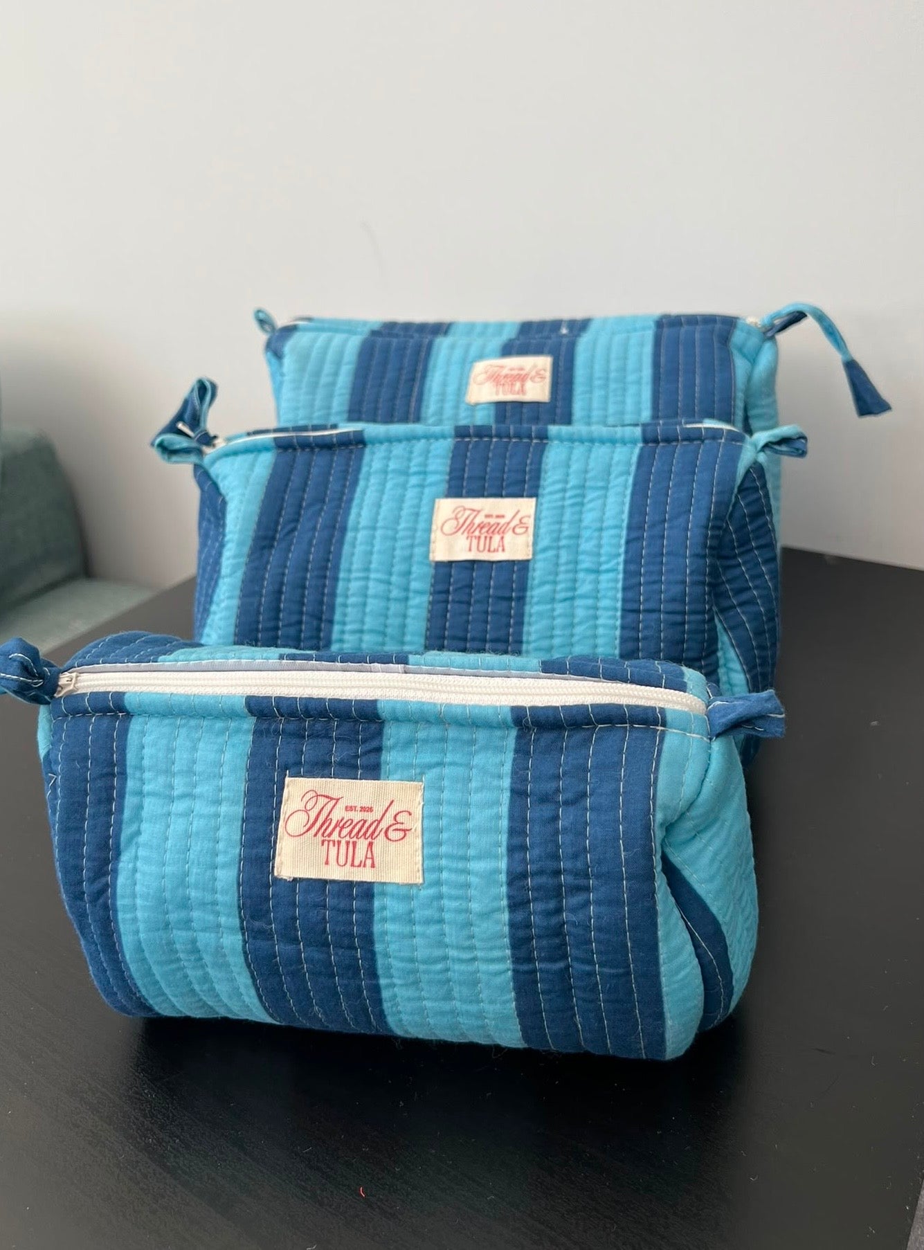 Jaipur Blue Denim Pouches