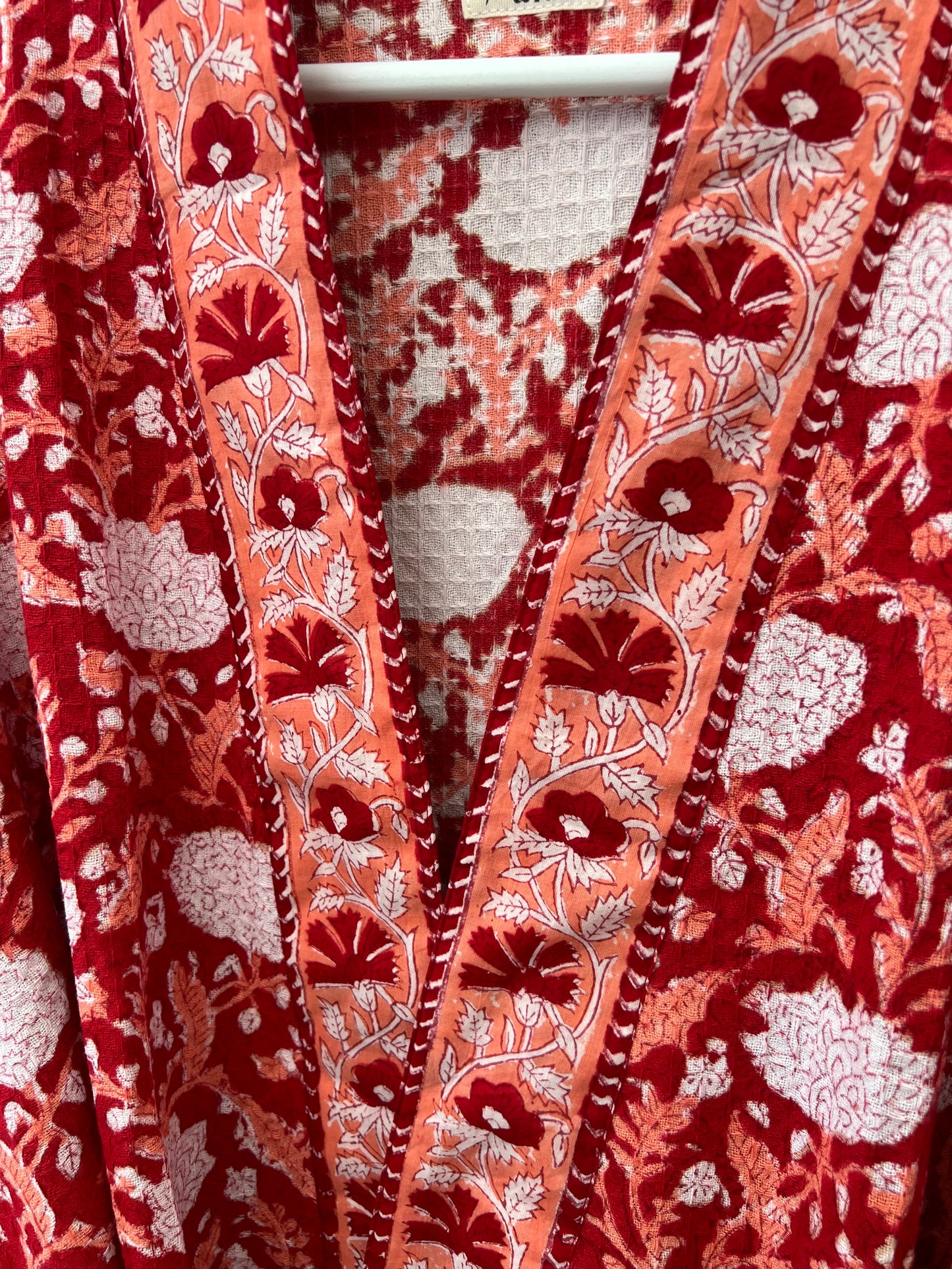 Lalima Ruby Robe Cotton Waffle Robe