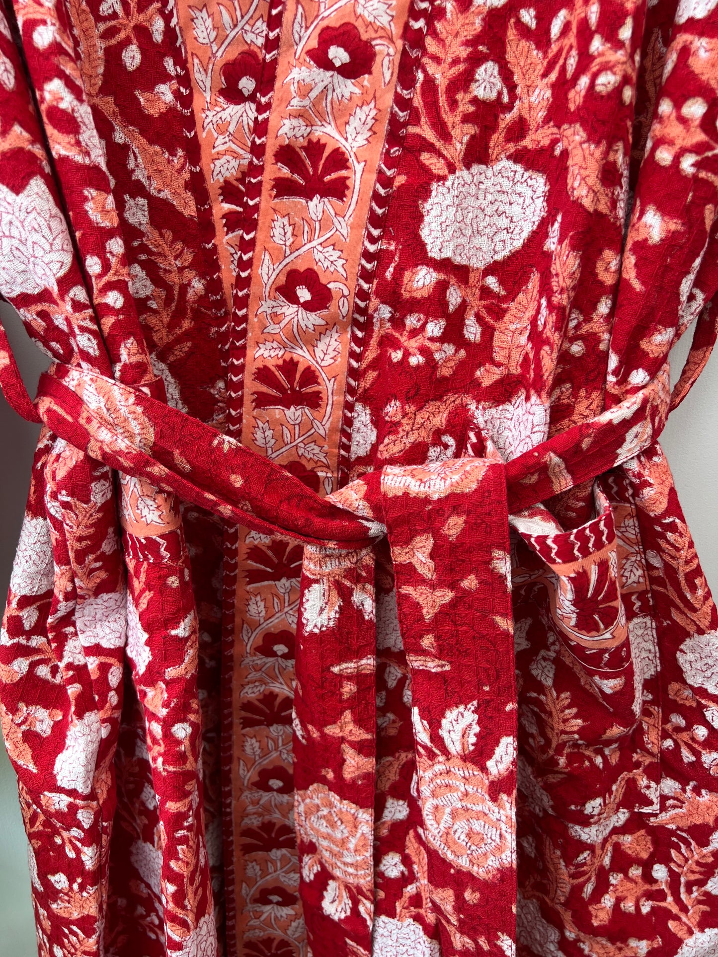 Lalima Ruby Robe Cotton Waffle Robe