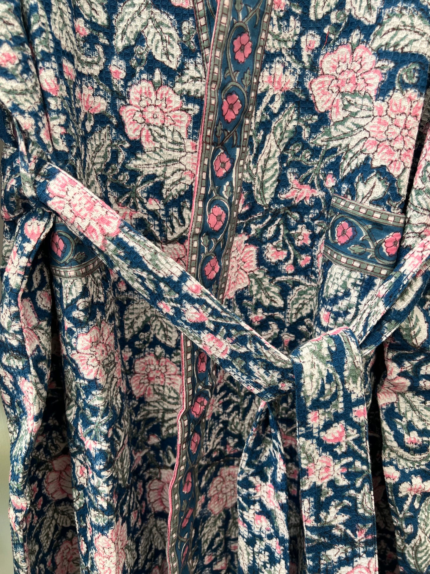 Banyan Bloom Cotton Waffle Robe