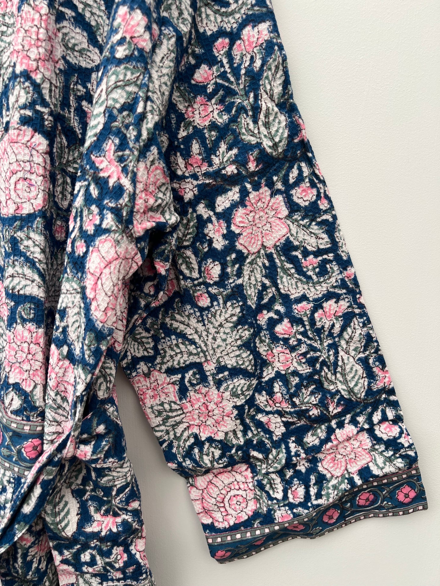 Banyan Bloom Cotton Waffle Robe