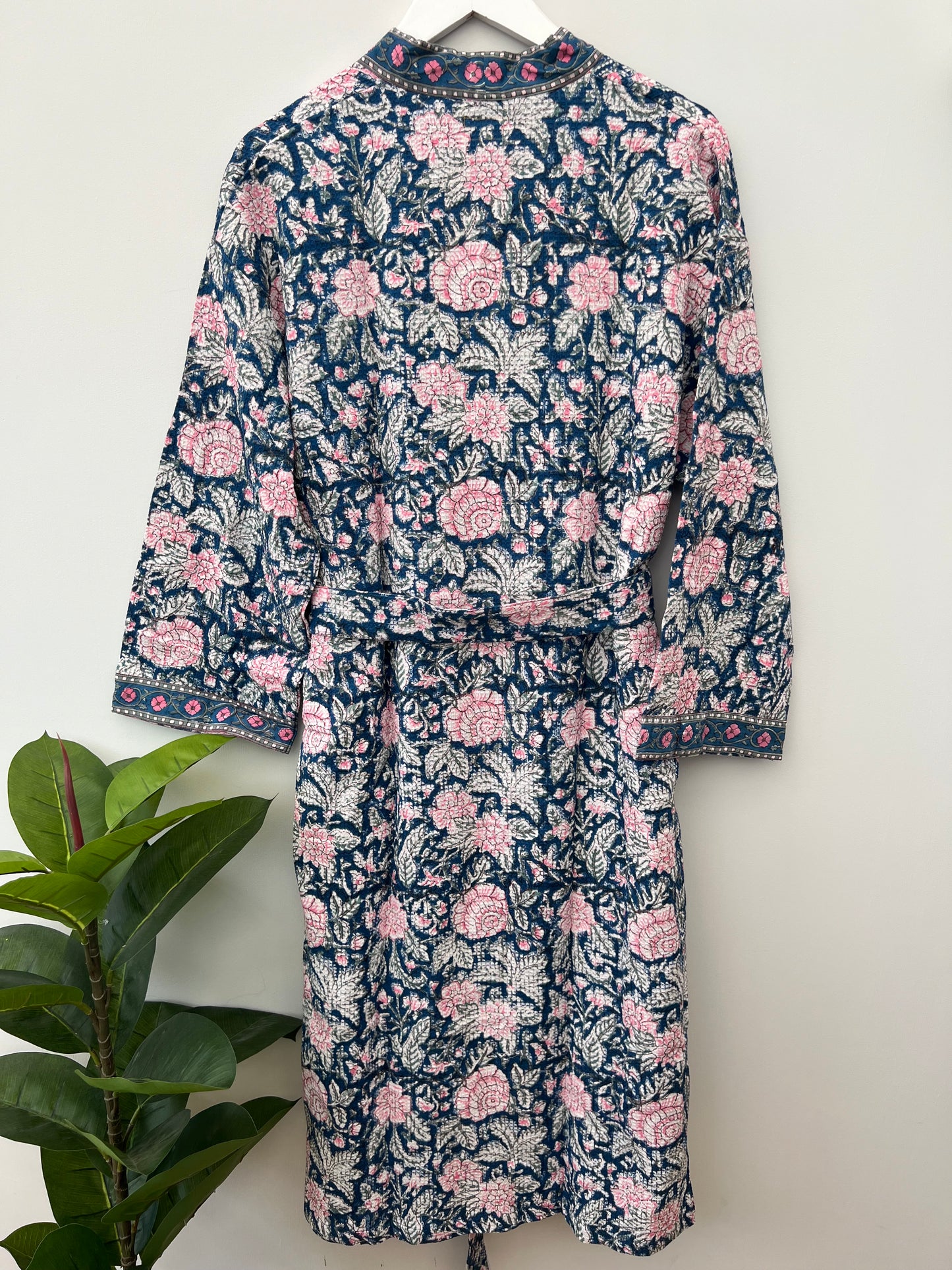 Banyan Bloom Cotton Waffle Robe