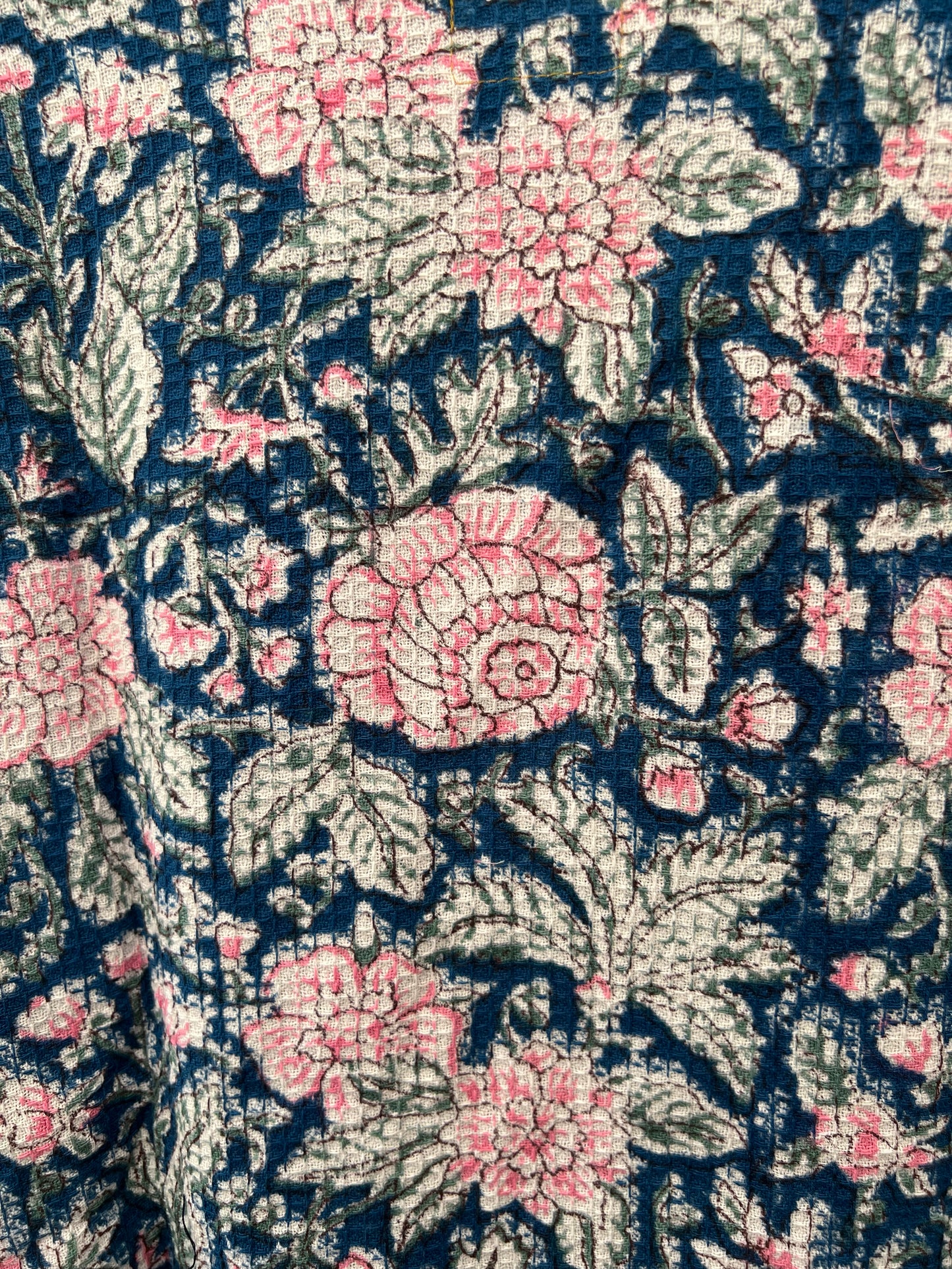 Banyan Bloom Cotton Waffle Robe